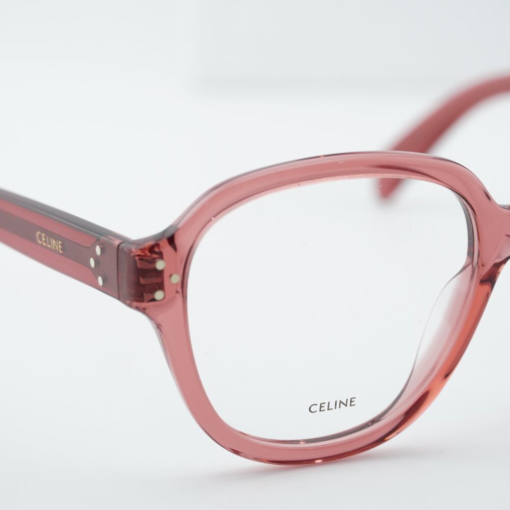Celine CL50107I 074 Geometric Eyeglasses 54mm - Rose - Picture 2 of 11